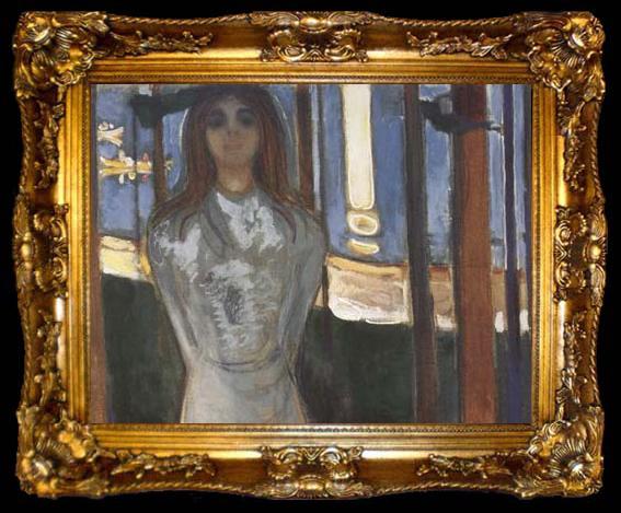 framed  Edvard Munch The Voice (mk19), ta009-2
